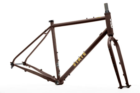 product 4130 All-Road - Frame & Fork Set (UDH) - Root Beer