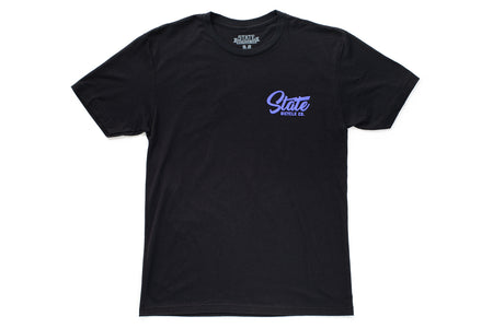 product State Bicycle Co. - "Manufacturing The Finest" - Premium T-Shirt (Black / Purple)