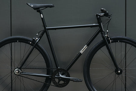 product 4130 - Matte Black / Mirror – (Fixed Gear / Single-Speed)-State Bicycle Co.-outdoor