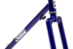 4130 Road - Frame & Fork Set - Sapphire & Chrome