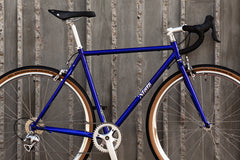 4130 Road - Frame & Fork Set - Sapphire & Chrome