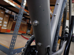 #1588NS – Titanium All-Road | Purple Logo / Drop Bars / Rival eTap / 700x38c (Size Large, Used-Very Good Condition)