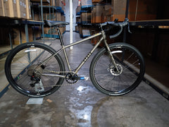 #1639 – 4130 All-Road V2 / 12-Speed / UDH | Raw / Drop Bars / 700c (Size XS 43cm, Brand New / Open Box)