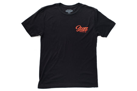 product State Bicycle Co. - "Manufacturing The Finest" - Premium T-Shirt (Black / Red)