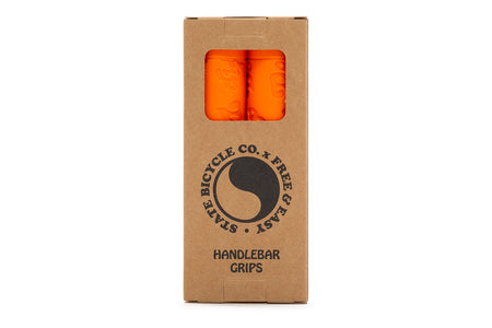 product State Bicycle Co. x Free & Easy - "Don't Trip" Grips - Orange