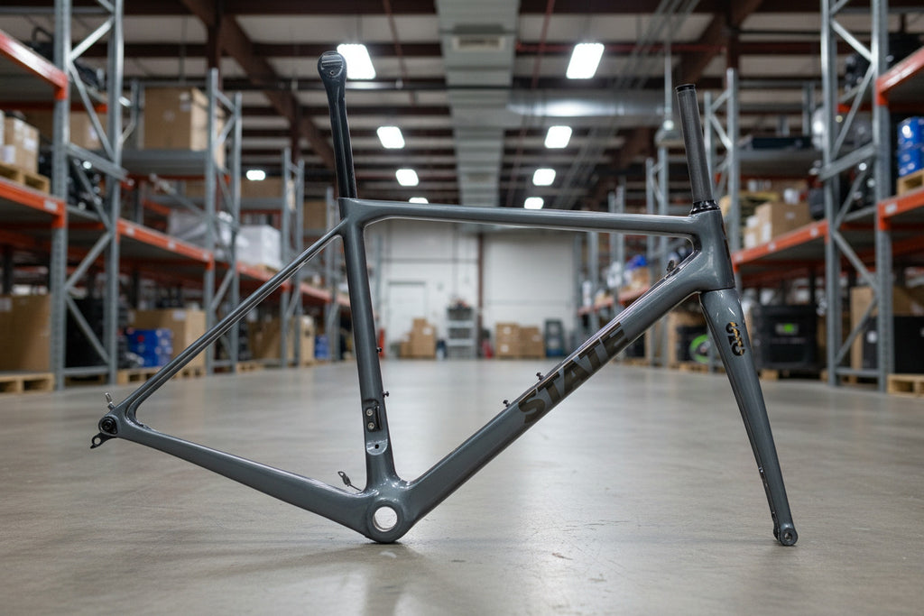 #OBI – Undefeated Carbon Disc Road Frame+Fork Set | Graphite/Prism (Like-New / Open Box Condition)